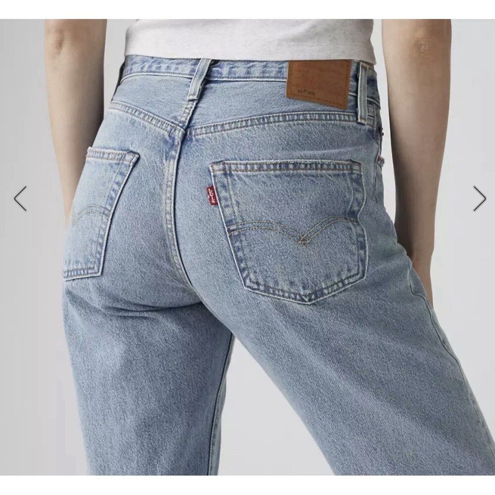 Levi’s Premium 90’s Women 501 Selvedge VTG Denim Big E Red Tab Jeans Med Wash 26